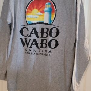Cabo Wabo Cantina Gray Long Sleeve Shirt